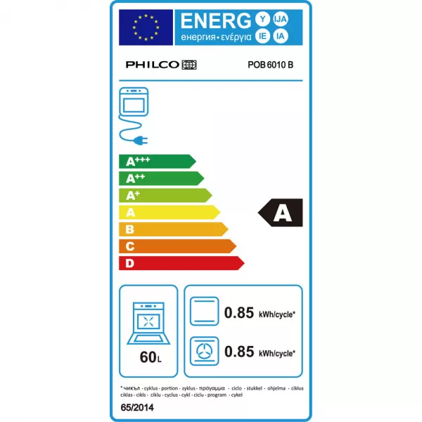 Vestavná trouba PHILCO POB 6010 B