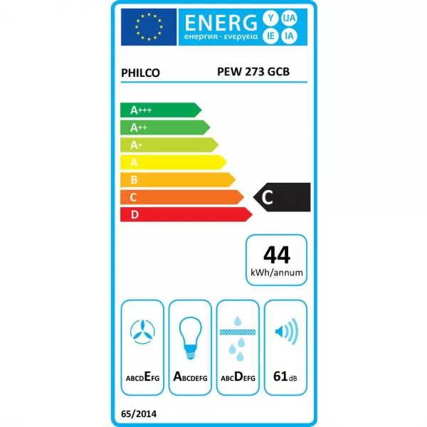 Komínový odsavač PHILCO PEW 273 GC